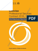 Concise: Professional Services Contract 2018