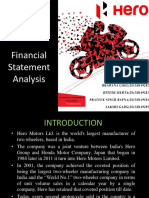 Hero Motocorp: Financial Statement Analysis