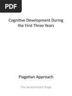 Cognitive Development During The First Three Years