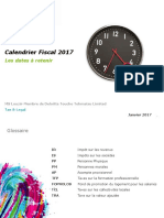 Deloitte-Calendrier Fiscal 2017