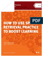 How To Use Spaced Retrieval Practice To Boost Learning