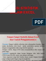 m6 Fungsi Satitistik Dalam Excel