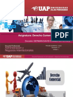 Sesion 1 - El Derecho Comercial - UAP PDF