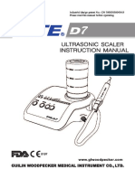 Manual Piezo Scaler DTE - D7
