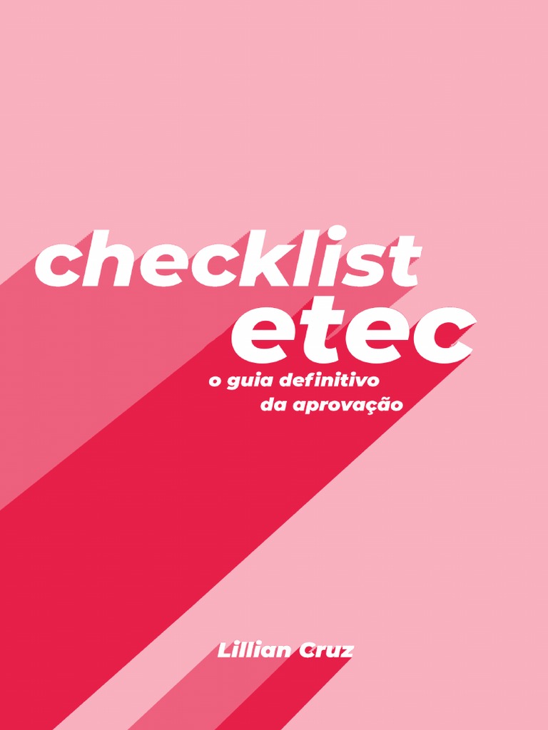 O que cai na prova da ETEC? (checklist de matérias atualizado!)