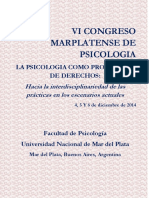 Congreso Psico Mardel 2014