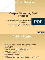 Campus Networking Best Practices: This Presentation and Related Materials Will Be Available at