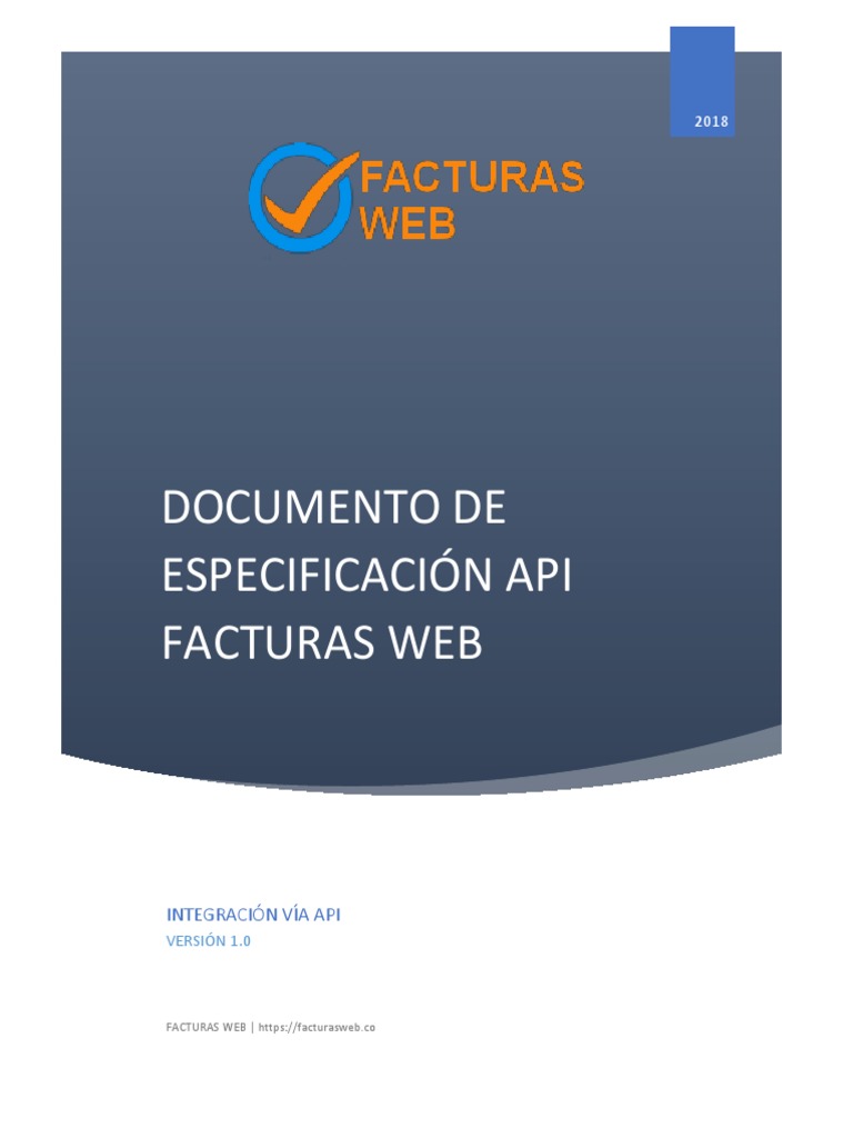 Documentación API FacturasWeb | PDF | Autenticación | Xml