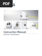 Instruction Manual: UVS Series - UV Radiometers