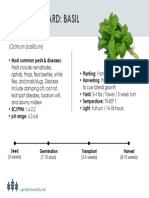 Reference Card: Basil: (Ocimum Basilicum)