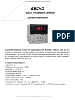 Control de Temperatura Digital Economico 96x96mm 58520 XMT Ebchq Manual Ingles - En.es