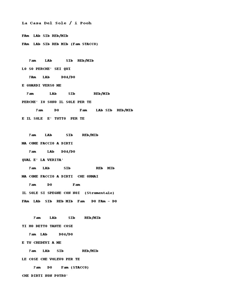 La Casa Del Sole OK TESTO