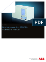 Busbar Protection REB670: Operator's Manual