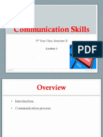 Communication Skills: 3 Year Class, Semester II