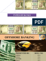 Types of banks and offshore banking