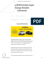 Gadai BPKB Mobil Jakarta