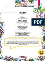 Língua Portuguesa Poema