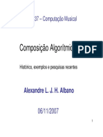 Algoritimic Music Seminario Alexandre