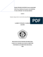 Optical Character Recognition Pada Dokumen Surat Keputusan Menggunakan Algoritma Reduced Support Vector Machines