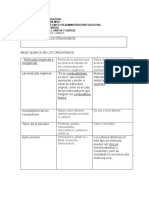 Base Quimica de Los Organismos