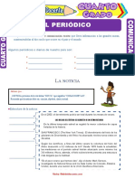 El Periódico para Cuarto Grado de Primaria