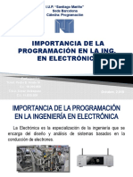 Importancia de La Programación en La