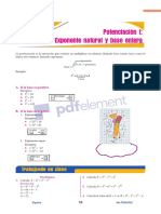 6°G Álgebra 02 Potenciación I Exponente Natural y Base Entera CV I Bim