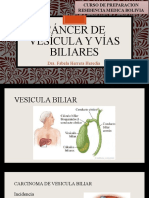 CANCER DE VESICULA Y VIA BILIAR