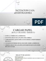 Capacitacion Caja Registradora