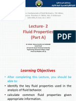 Lecture-2 Fluid Properties (Part A)