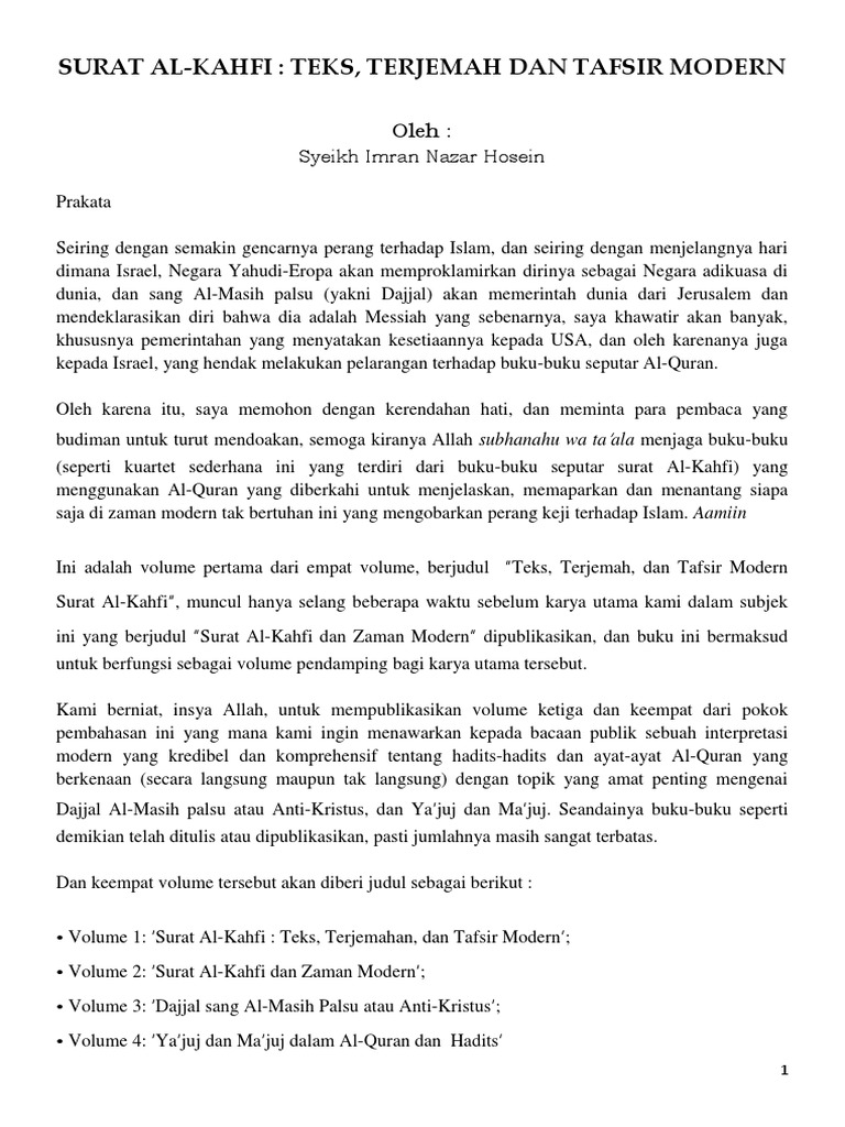 Download 84+ Contoh Surat Surat Al Kahfi Dan Zaman Modern Gratis
