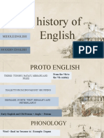 History of English