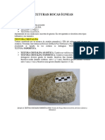 Texturas rocas ígneas: cristalina, vítrea, clástica