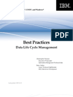 DB2BP Data Life Cycle 1009I