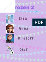Frozen 2 - Quiz PDF