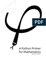 A Python Primer For Math