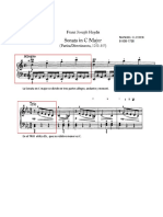La Sonata en C Major Se Divide en Tres Partes Allegro PDF