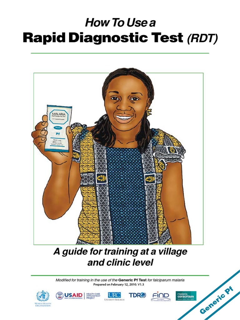 Rapid Diagnostic Test: Howtousea (RDT) | PDF | Malaria | Plasmodium