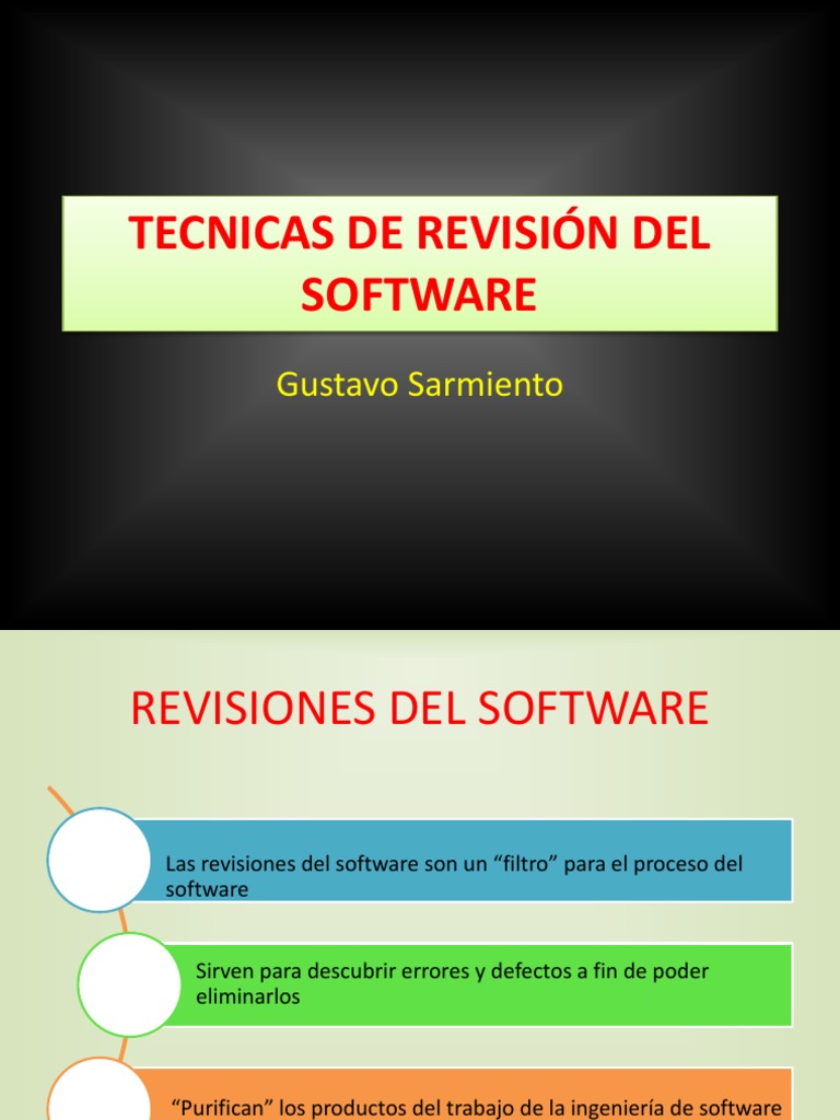 Técnicas de Revisión de Software PDF | PDF | Software | Informática