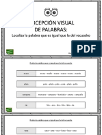 Percepcion Visual Palabras PDF