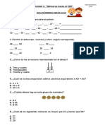 2° Básico Matemática Guía de Ejercicios