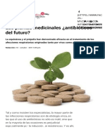 Las Plantas Medicinales ¿Antibióticos Del Futuro - El Médico Interactivo El Médico Interactivo PDF