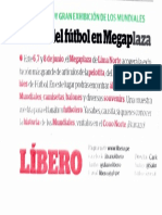 Líbero, 28 May 2014 (Mundial Brasil 2014)