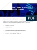 Sistema de Seguridad y Salud en El Trabajo Bajo La Norma ISO 45001 2018 - Módulo 02 PDF