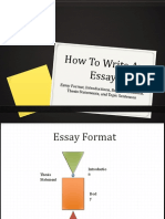 How To Write An Essay: Format, Introductions, Thesis Statements, Body Paragraphs, and Conclusions