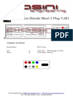 ECU: Ecu Hitachi Short 3 Plug VAR1: Connect As Below