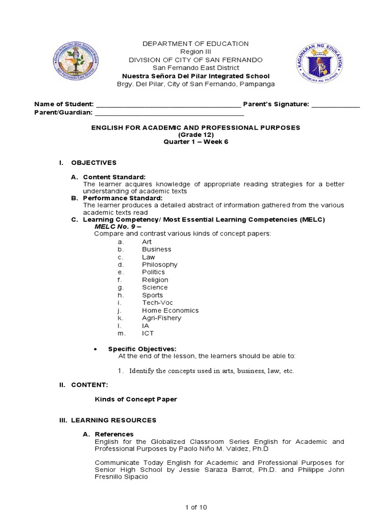EAPP Week 6 | PDF | Concept | Information And Communications Technology