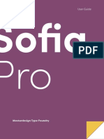 Sofiapro Userguide Kit - Font - Sans