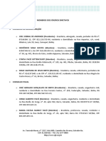 Relação de Membros Orgãos e Diretores IGH - 2017