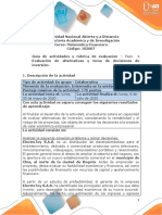 Guía de actividades y rúbrica de evaluación - Unidad 2 – Paso 4 – Evaluación de alternativas  y tomar decisiones de inversión.pdf